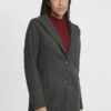 OXMO Oxhermy - Cappotto Classico - Dark Grey Melange