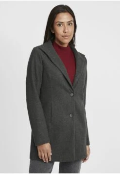 OXMO Oxhermy - Cappotto Classico - Dark Grey Melange