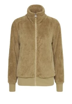 OXMO Anneka - Giacca In Pile - Kelp -Zalando outlet a8b704c0fbea47f185e949a77e26bc99