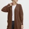 OXMO OxritianaCardiganBrunette Melange Donna Maglieria 1OX21I02E-O11