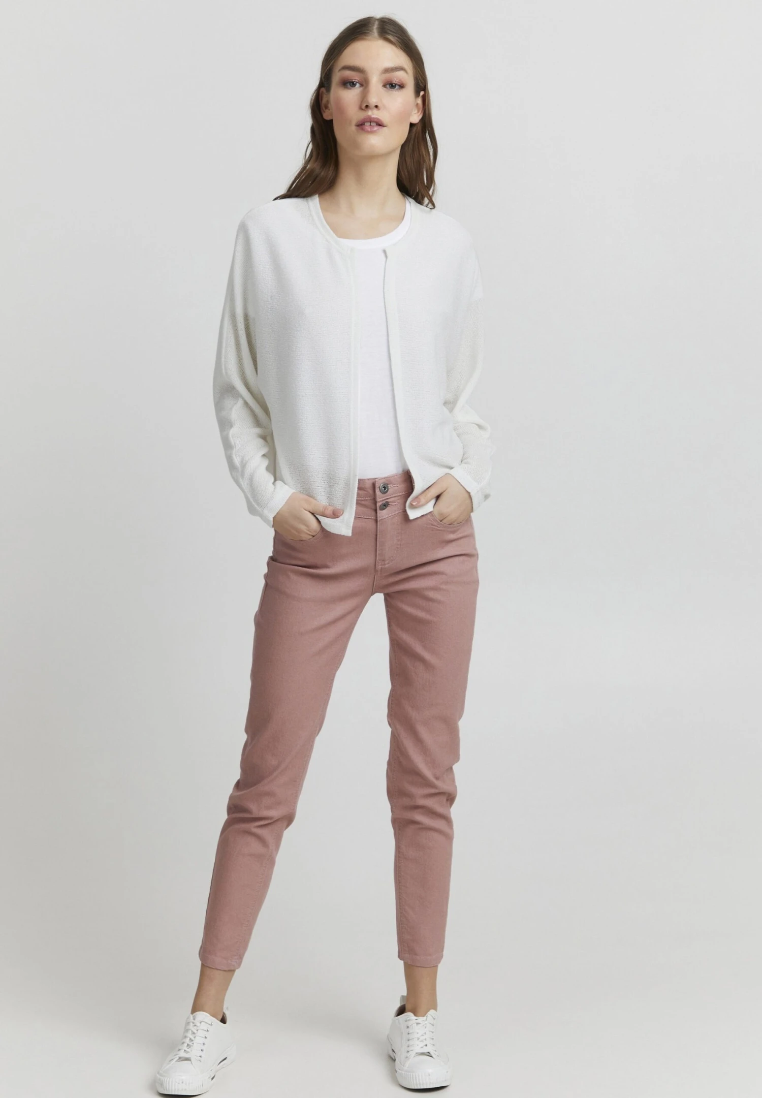OXMO KikeCardiganOff White Donna Maglieria 1OX21I025-A11 2 OXMO KikeCardiganOff White Donna Maglieria 1OX21I025-A11 - immagine 2