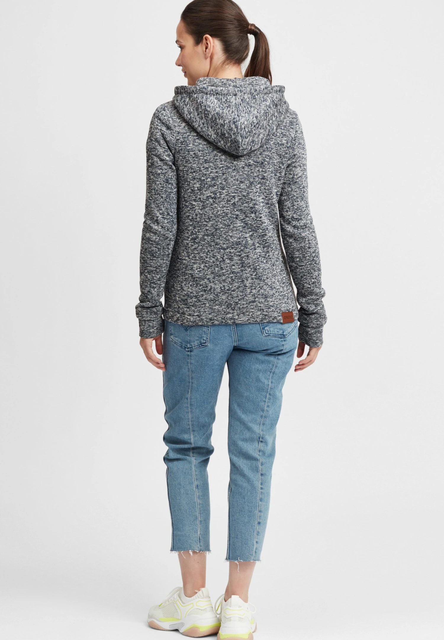 OXMO Oxthory - Felpa Con Zip - Dark Grey 3 OXMO Oxthory - Felpa Con Zip - Dark Grey - immagine 3