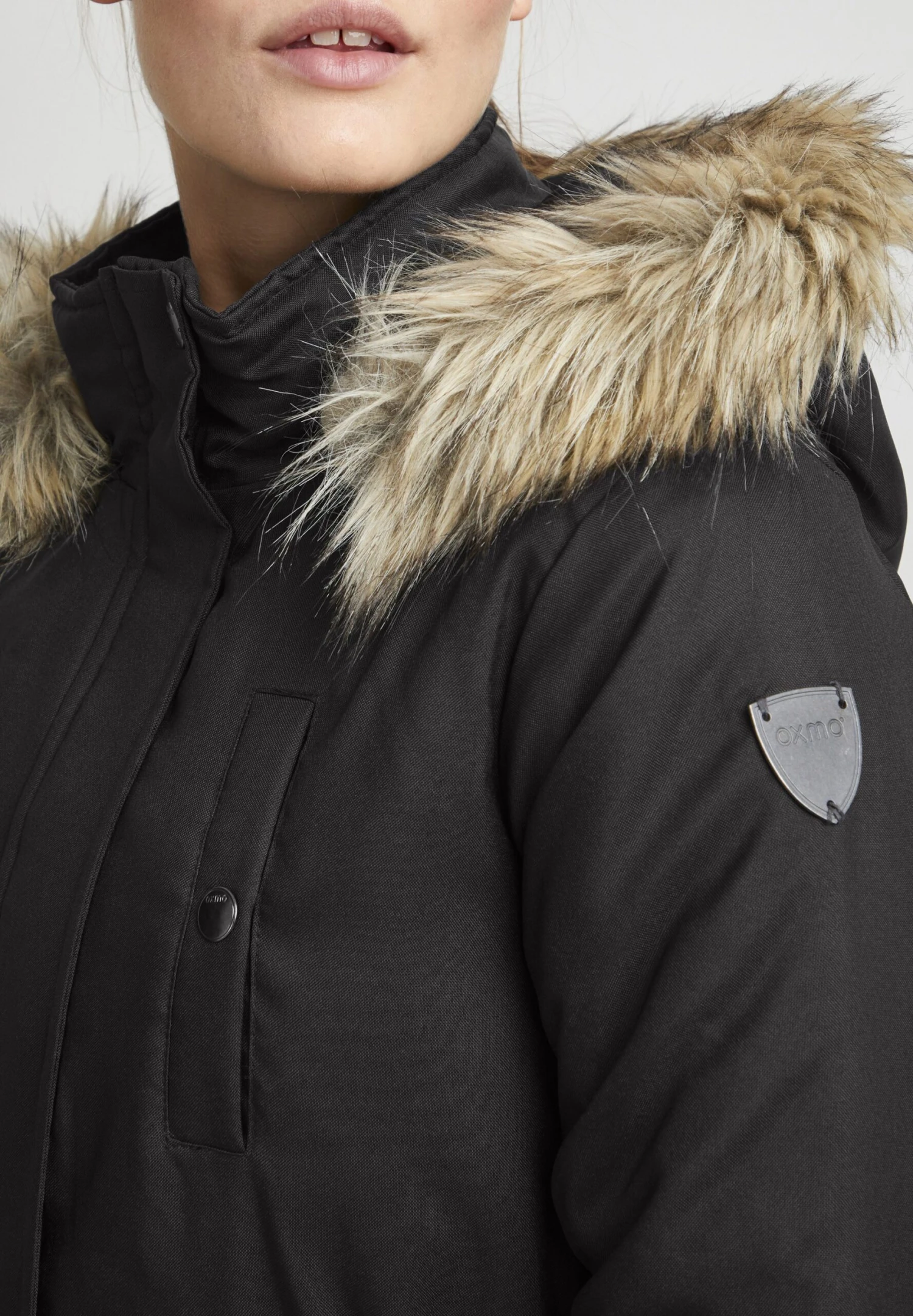 OXMO Oxmaribel - Cappotto Invernale - Black 6 OXMO Oxmaribel - Cappotto Invernale - Black - immagine 6