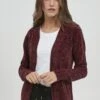 OXMO OxelisabetCardiganWine Red Donna Maglieria 1OX21I01V-G11