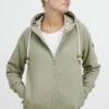 OXMO Oxulla - Felpa Con Zip - Seagrass
