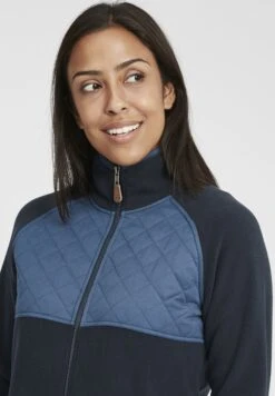 OXMO OxmalinGiacca In PileInsignia Blue Donna Felpe 1OX21I00L-K11 -Zalando outlet ae7541588aa841769730124f5d6192b0