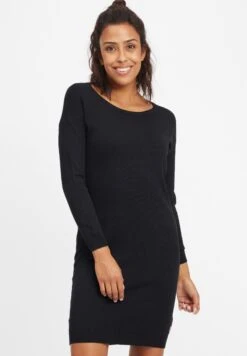 OXMO Oxella - Abito In Maglia - Black