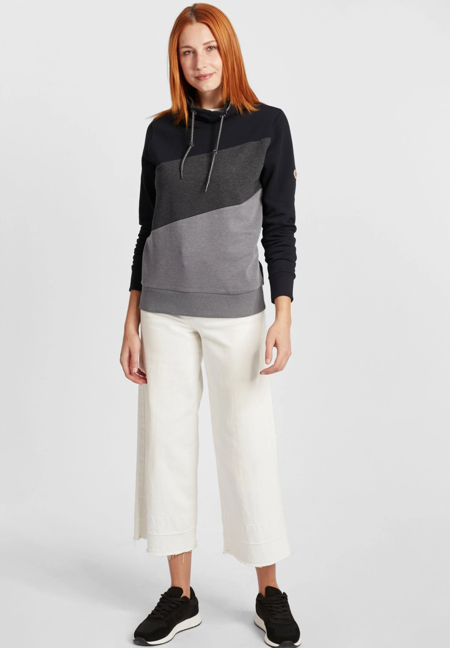 OXMO OxagdaFelpaBlack Donna Felpe 1OX21J00Y-Q11 2 OXMO OxagdaFelpaBlack Donna Felpe 1OX21J00Y-Q11 - immagine 2