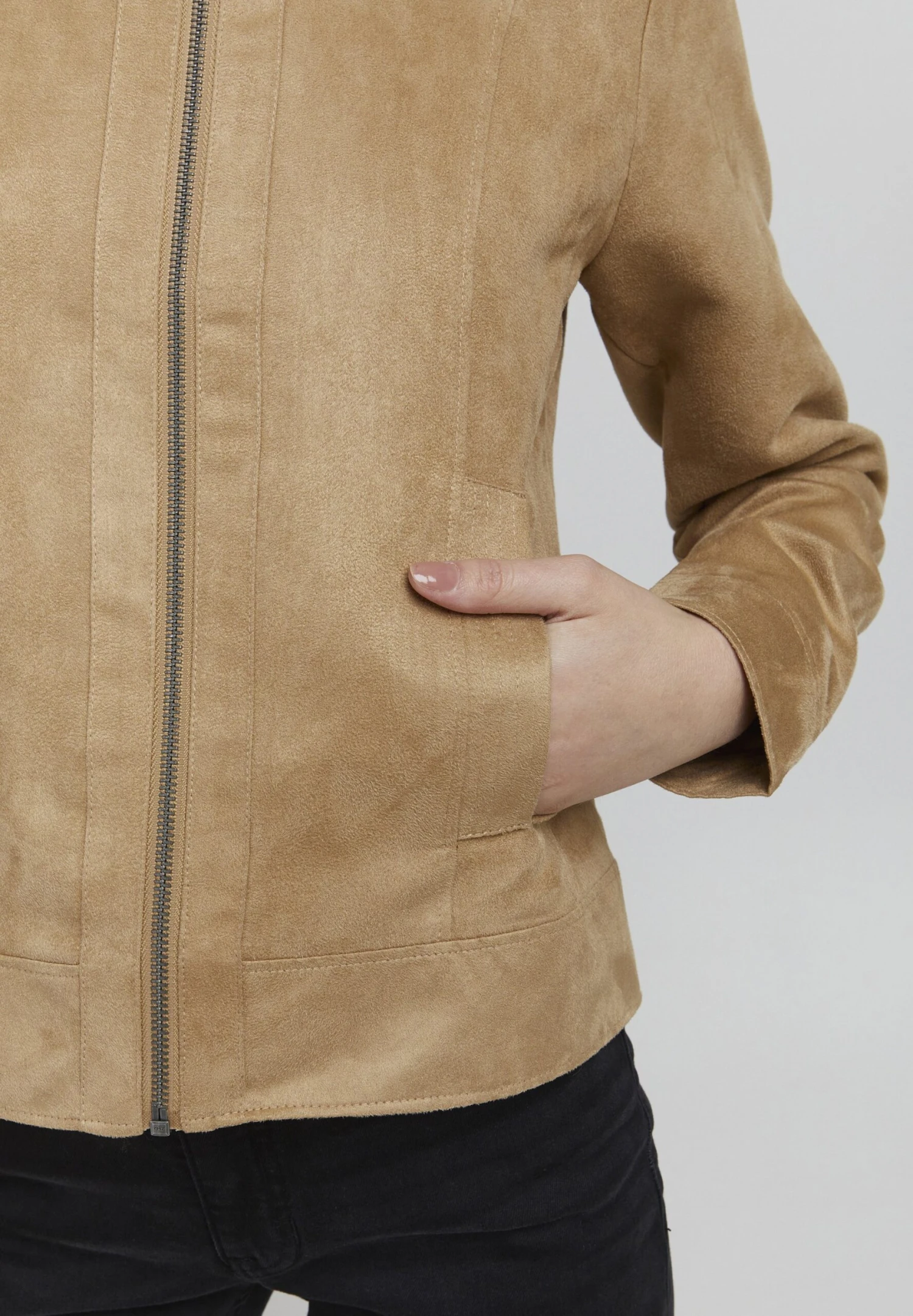 OXMO PeggyGiacca In SimilpelleTannin Donna Giacche E Blazer 1OX21G018-O11 5 OXMO PeggyGiacca In SimilpelleTannin Donna Giacche E Blazer 1OX21G018-O11 - immagine 5