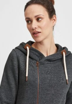 OXMO Oxvicky - Felpa Con Zip - Dar Grey M -Zalando outlet b4b08f9125d140ca86a3b03428001997