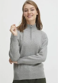 OXMO RitaMaglioneMid Grey Melange Donna Maglieria 1OX21I02H-C11