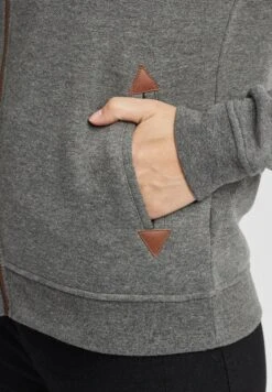 OXMO OxvickyFelpa Con ZipGrey Mel Donna Felpe 1OX21J00E-C12 -Zalando outlet b6591e0be393415cbcb45816fab32f5c