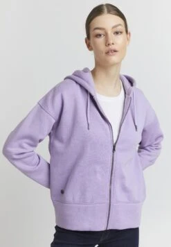 OXMO Holunder - Felpa Con Zip - Sand Verbena