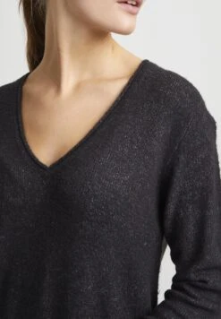 OXMO Ida - Abito In Maglia - Dark Grey Melange -Zalando outlet bbda7fefa4dc4f87887eb3460a91b891