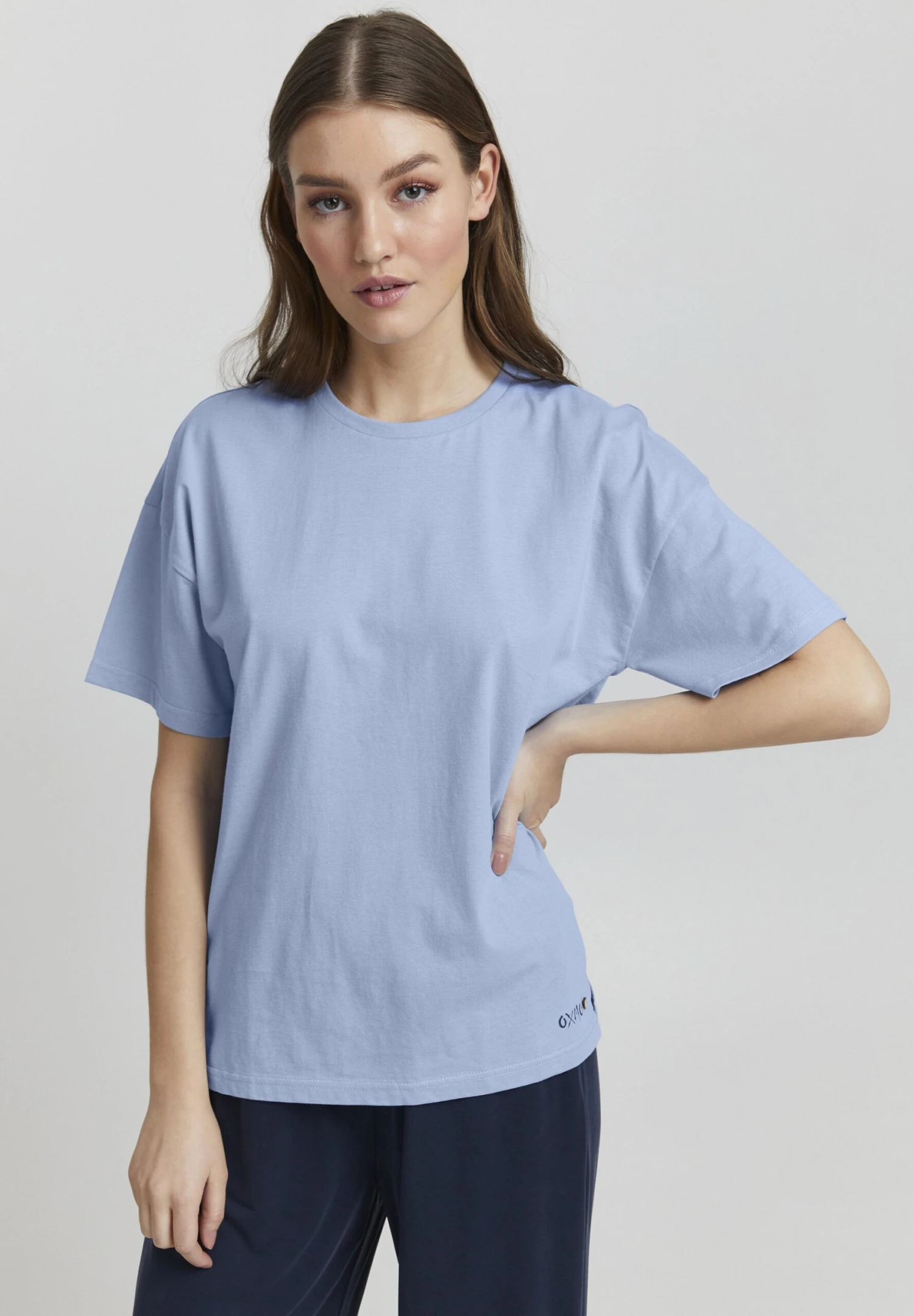 OXMO Pinala - T-Shirt Basic - Bel Air Blue 1 OXMO Pinala - T-Shirt Basic - Bel Air Blue
