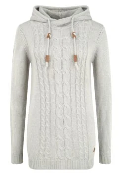 OXMO OxcableFelpa Con CappuccioMid Grey Donna Maglieria 1OX21I011-C12 -Zalando outlet c09ff92936c3460cbccf25cc81e495fb