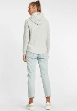 OXMO OxaminaFelpa Con CappuccioOyster Grey Melange Donna Felpe 1OX21J00U-C11 -Zalando outlet c45bd5ff615841beb4eb72bfcf27459d