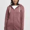 OXMO Oxvicky - Felpa Con Zip - Wine R Mel
