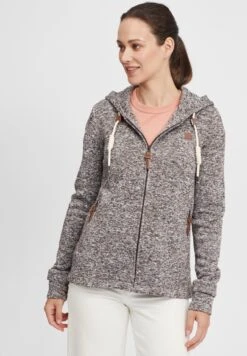 OXMO Oxthory - Felpa Con Zip - Coffee Bea