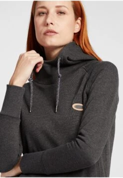 OXMO OxpujaFelpa Con CappuccioDark Grey Melange Donna Felpe 1OX21J00W-C12 -Zalando outlet cb1f6f5e4c084b31bf94a07d47bb572a