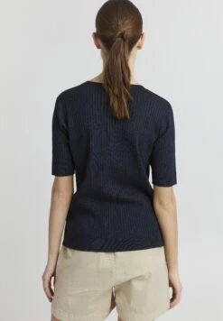 OXMO RionaT-Shirt BasicTotaleclipsemelange Donna T-shirt E Top 1OX21D01C-K11 -Zalando outlet ccf269e9d7254777954882a092c045f1