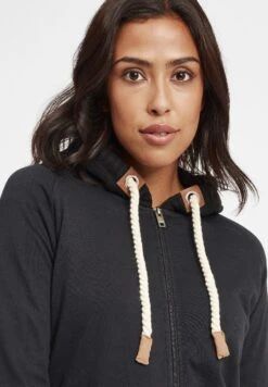 OXMO OxmatildaFelpa Con ZipBlack Donna Felpe 1OX21I018-Q11 -Zalando outlet cd0a1ff8f19f41ceaf86467ae5b558fd