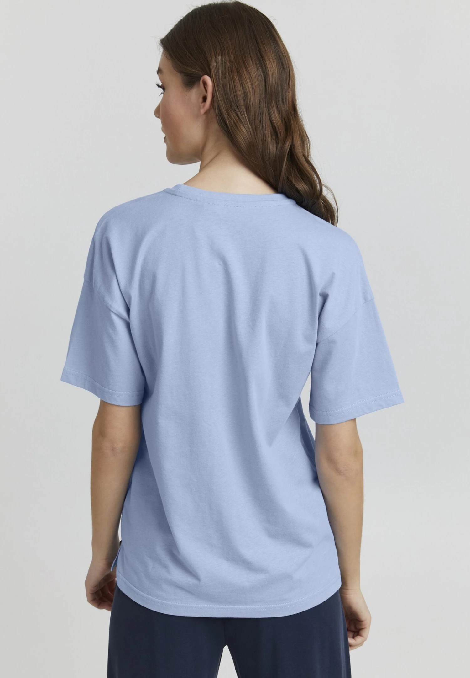 OXMO Pinala - T-Shirt Basic - Bel Air Blue 3 OXMO Pinala - T-Shirt Basic - Bel Air Blue - immagine 3