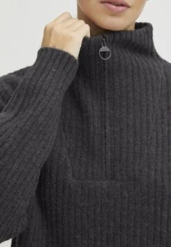 OXMO OxsalineMaglioneBlackened Pearl Melange Donna Maglieria 1OX21I02M-Q11 -Zalando outlet d0864f4802e94a2ca1623cde4a4c8cc4