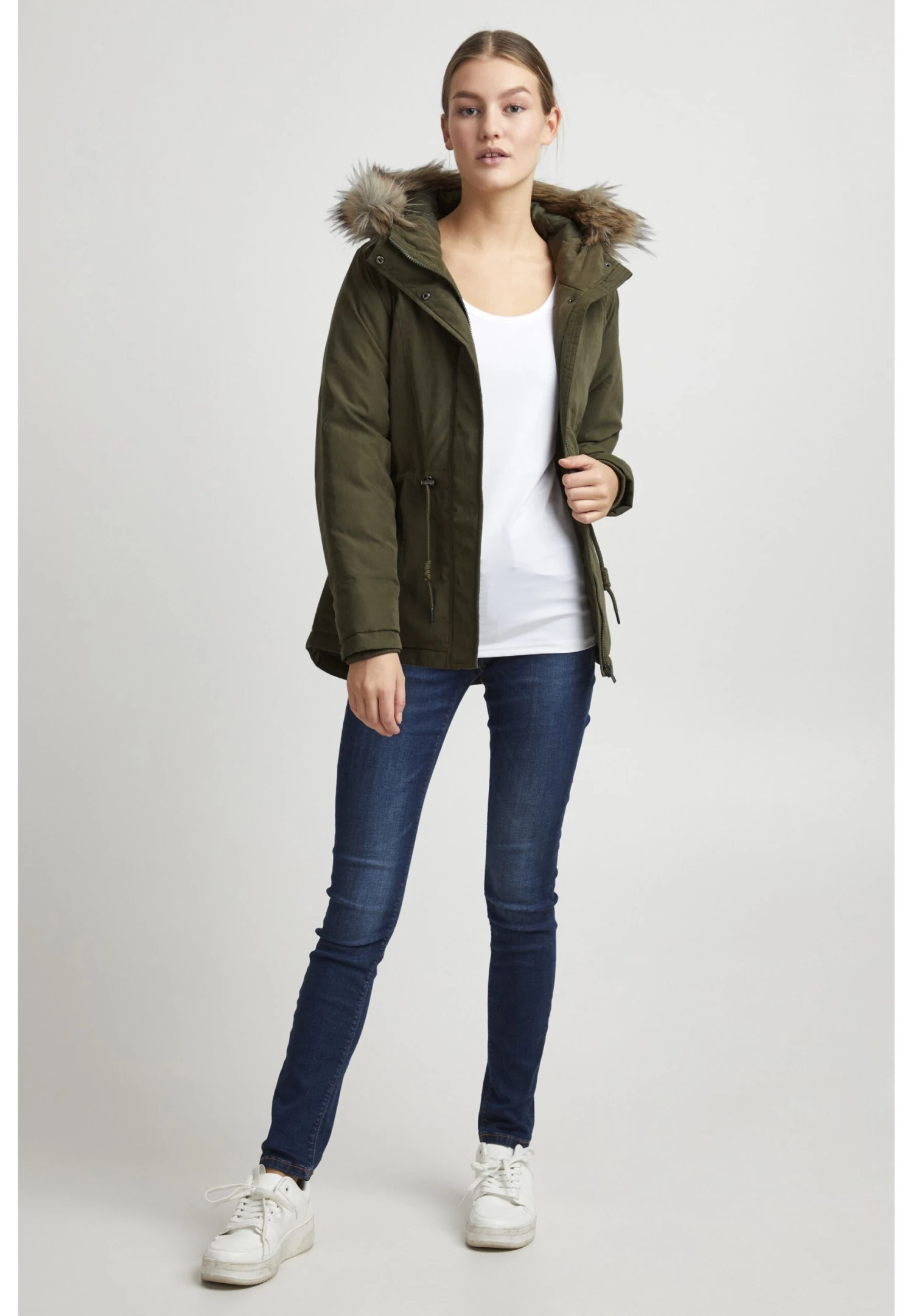 OXMO Oxlona - Cappotto Invernale - Ivy Green 2 OXMO Oxlona - Cappotto Invernale - Ivy Green - immagine 2