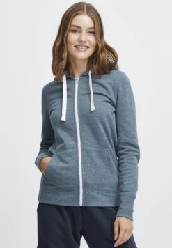 OXMO OlindaFelpa Con ZipGoblin Blue Melange Donna Felpe 1OX21J01C-K12