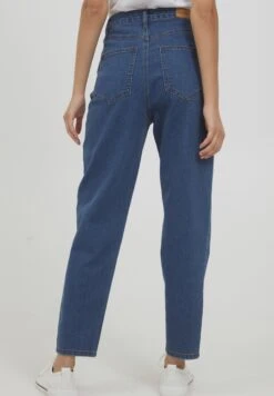 OXMO OxanneJeans A SigarettaMid Blue Denim Donna Jeans 1OX21N005-K11 -Zalando outlet d4bd3adda5d648b2b781b0e3fb7257ee