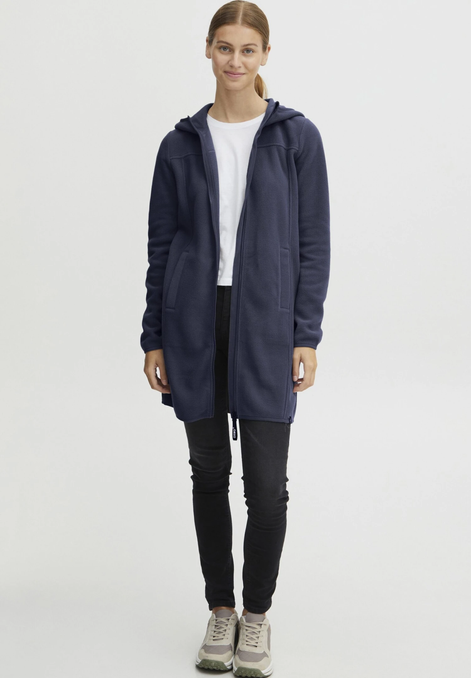 OXMO Oxfine - Giacca In Pile - Total Eclipse 2 OXMO Oxfine - Giacca In Pile - Total Eclipse - immagine 2