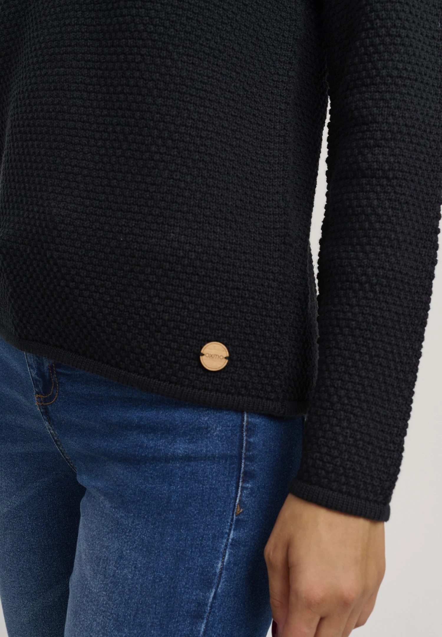 OXMO OxhannaMaglioneBlack Donna Maglieria 1OX21I01S-Q11 4 OXMO OxhannaMaglioneBlack Donna Maglieria 1OX21I01S-Q11 - immagine 4