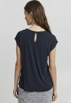 OXMO BjallaT-Shirt Con StampaDarkblue Donna T-shirt E Top 1OX21D017-K11 -Zalando outlet d887a9a7b3f541269d05d561d697d41a