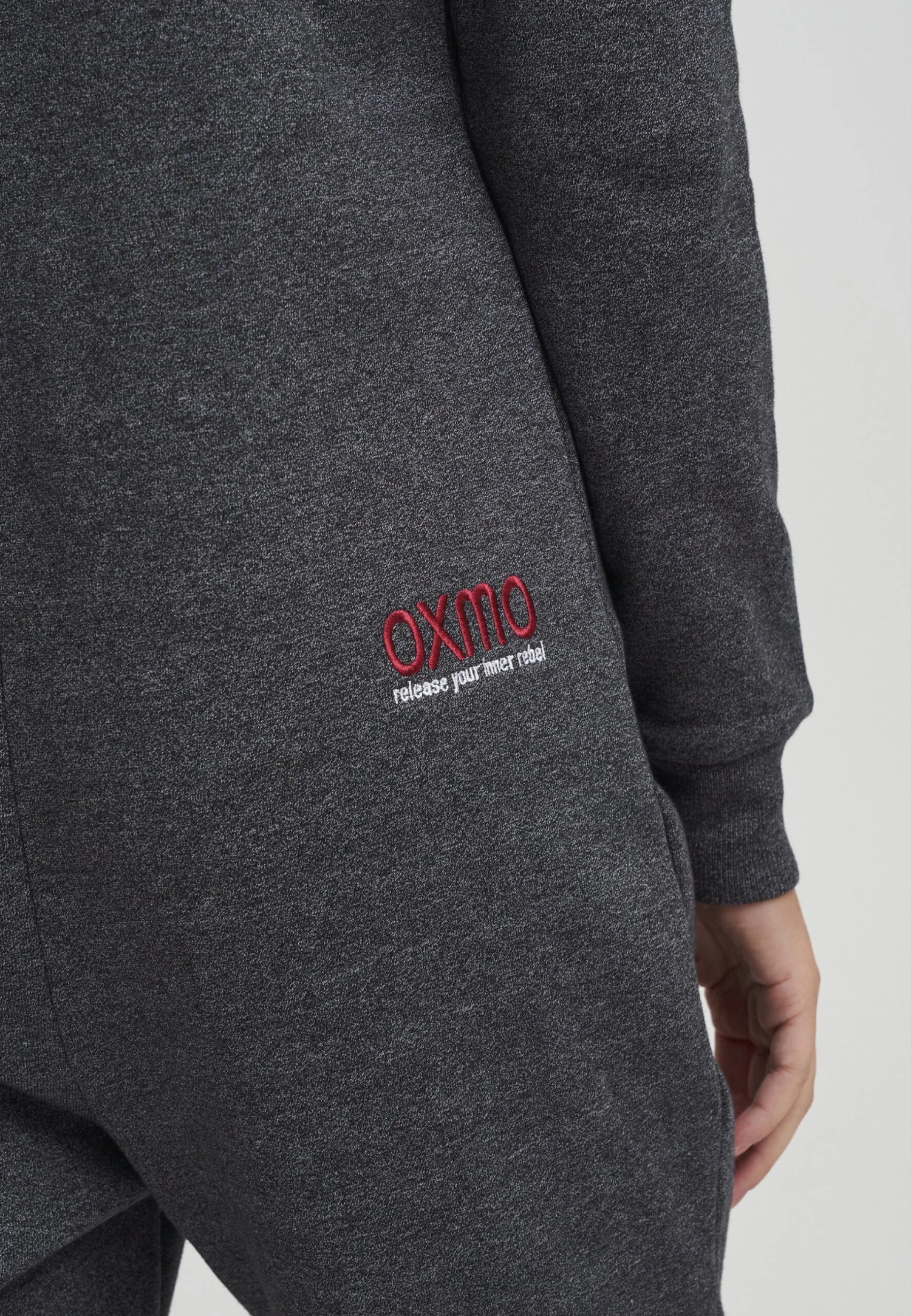 OXMO Oxbenna - Tuta Jumpsuit - Med Grey M 4 OXMO Oxbenna - Tuta Jumpsuit - Med Grey M - immagine 4