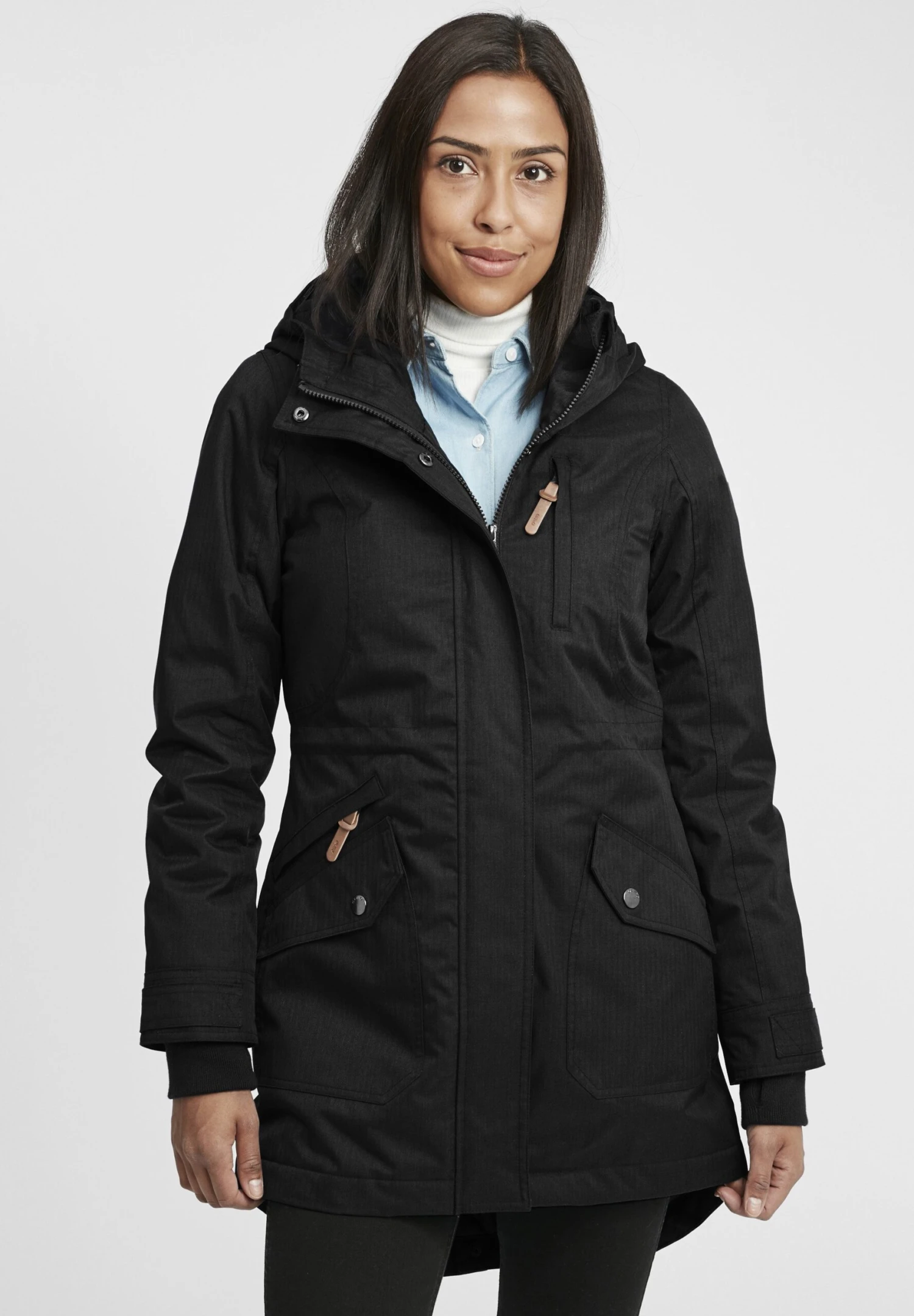OXMO Oxbella - Parka - Black 1 OXMO Oxbella - Parka - Black