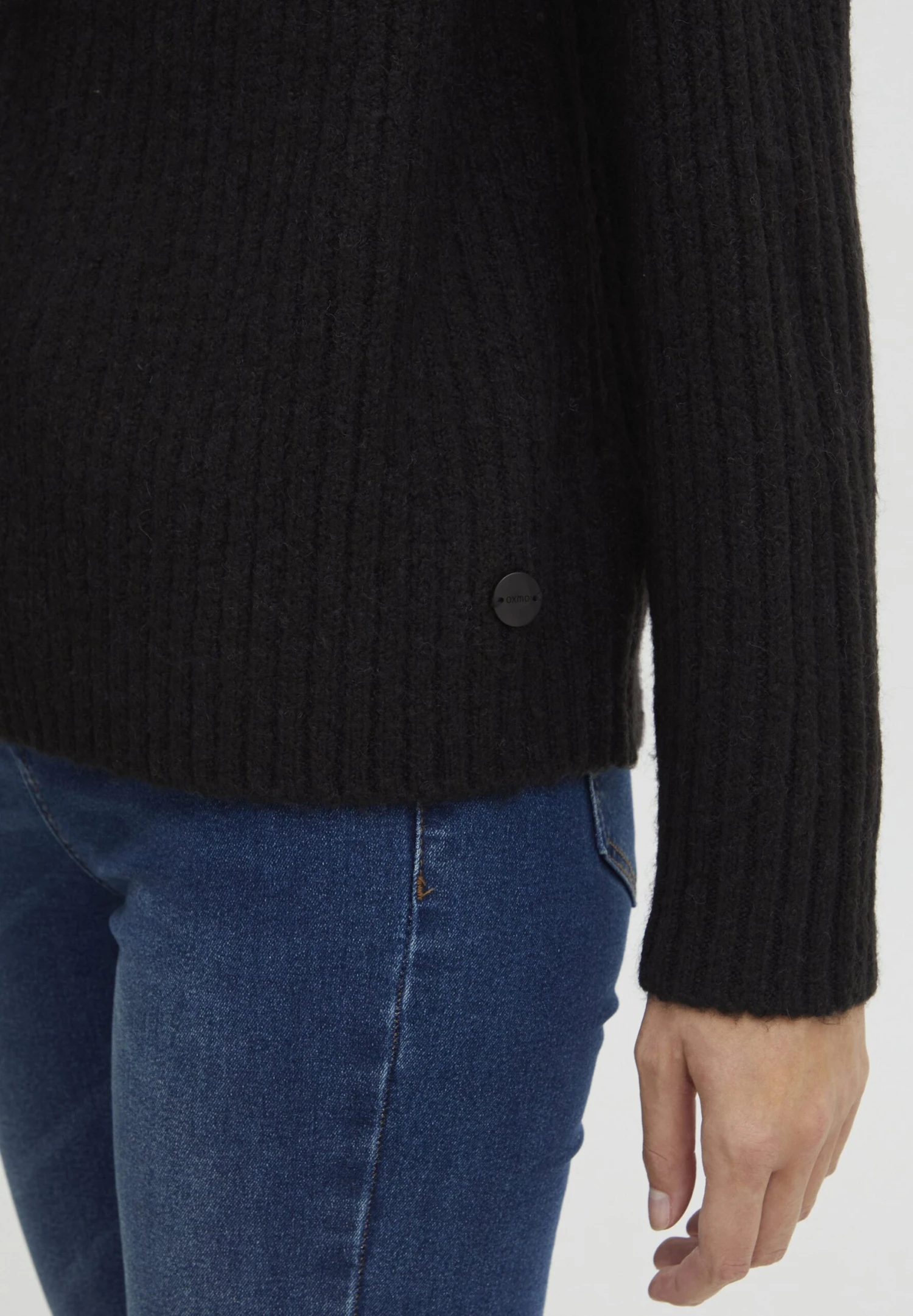 OXMO OxsalineMaglioneBlack Donna Maglieria 1OX21I02M-Q12 5 OXMO OxsalineMaglioneBlack Donna Maglieria 1OX21I02M-Q12 - immagine 5