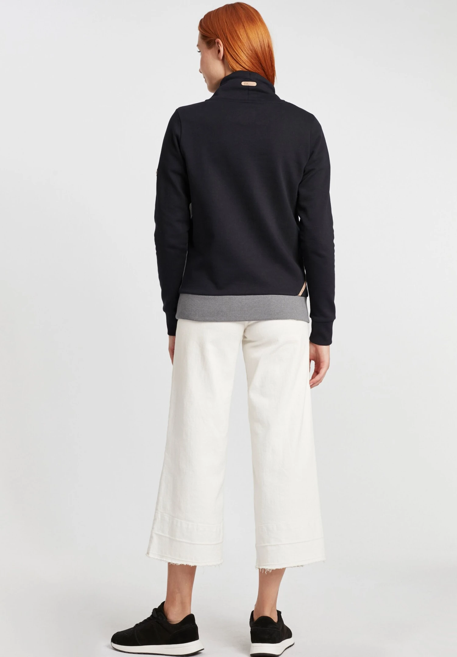 OXMO OxagdaFelpaBlack Donna Felpe 1OX21J00Y-Q11 3 OXMO OxagdaFelpaBlack Donna Felpe 1OX21J00Y-Q11 - immagine 3