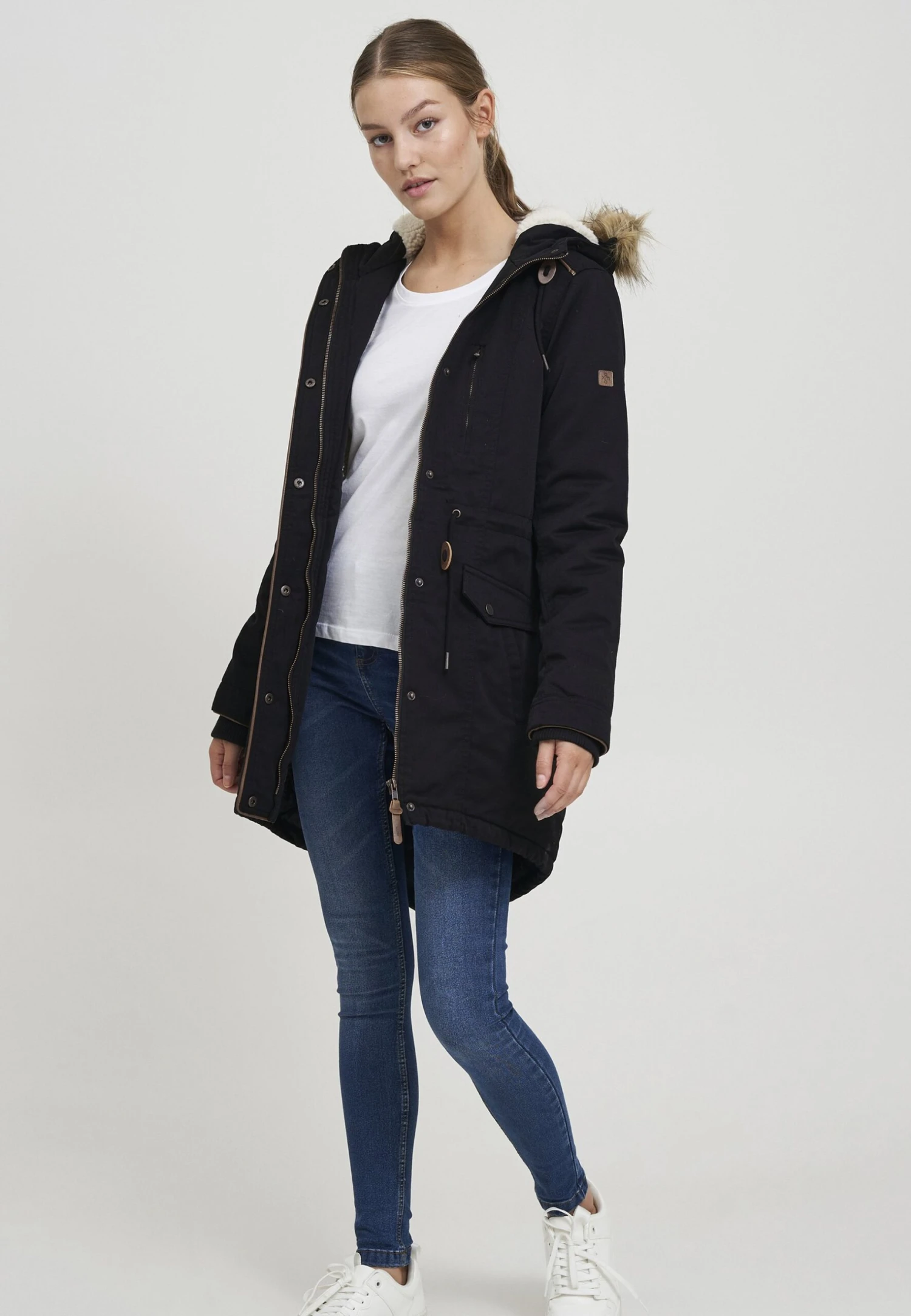 OXMO Oxanna - Parka - Black 2 OXMO Oxanna - Parka - Black - immagine 2