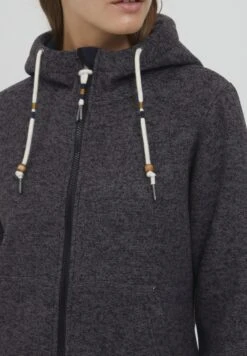 OXMO Oxfia - Felpa Con Zip - Black -Zalando outlet e16665c982be43c89afbb107421b8233