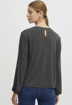 OXMO OxhalCamicettaBlackened Pearl Donna T-shirt E Top 1OX21E00L-Q11 -Zalando outlet e2a90d9df2af4b0f9053a2222756604c