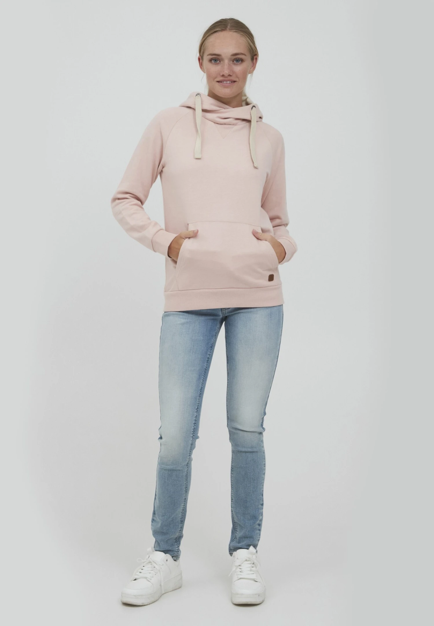 OXMO OxjuliaFelpa Con CappuccioCameo Rose Donna Felpe 1OX21J006-J11 2 OXMO OxjuliaFelpa Con CappuccioCameo Rose Donna Felpe 1OX21J006-J11 - immagine 2