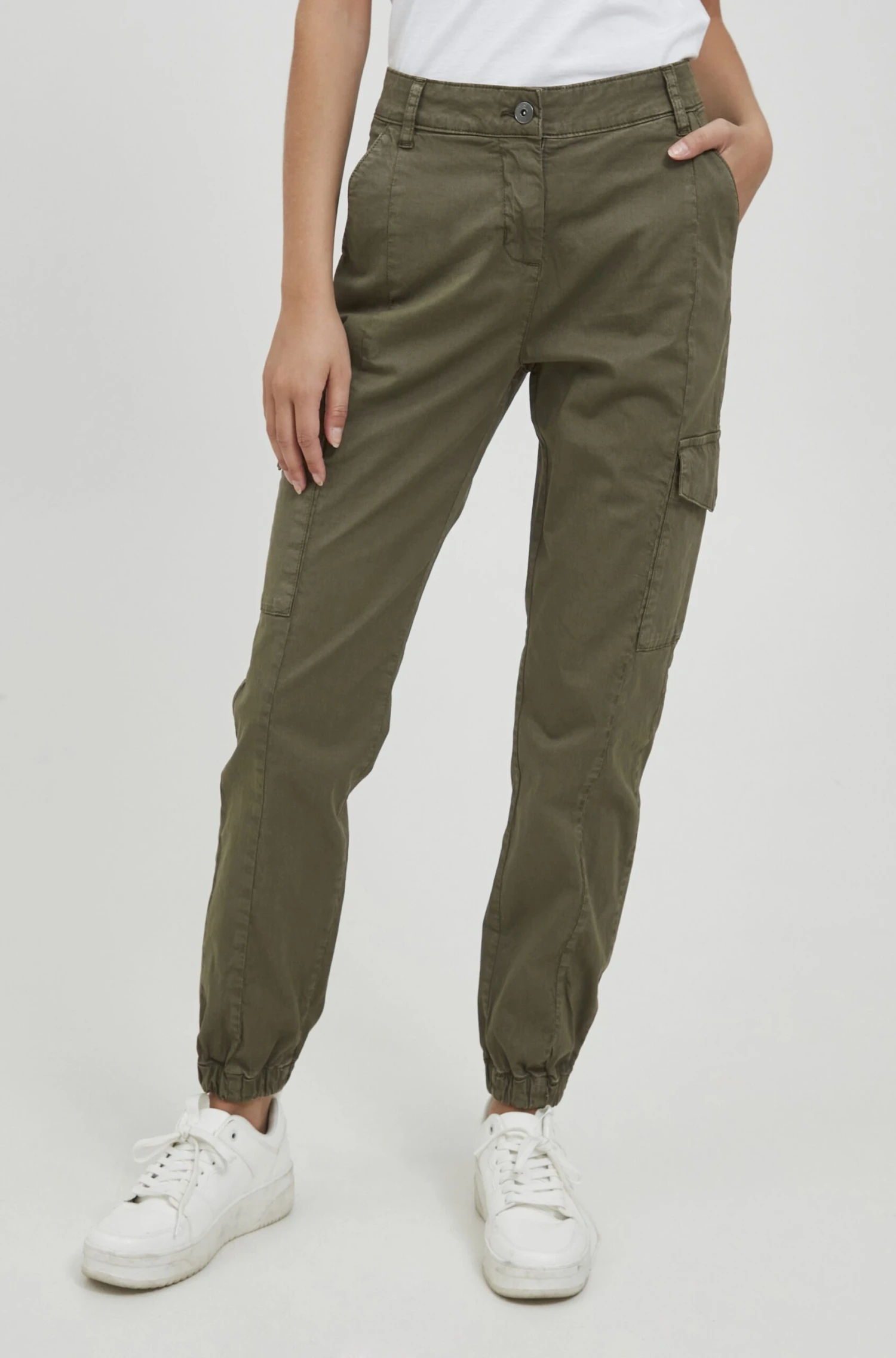 OXMO Oxcoco - Pantaloni Cargo - Ivy Green 1 OXMO Oxcoco - Pantaloni Cargo - Ivy Green
