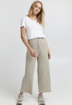 OXMO Oxrie - Pantaloni - Oyster Grey Melange