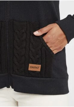 OXMO OxmatildaFelpa Con ZipBlack Donna Felpe 1OX21I018-Q11 -Zalando outlet ef38018592b042d0b8e73d7e4261bdbb