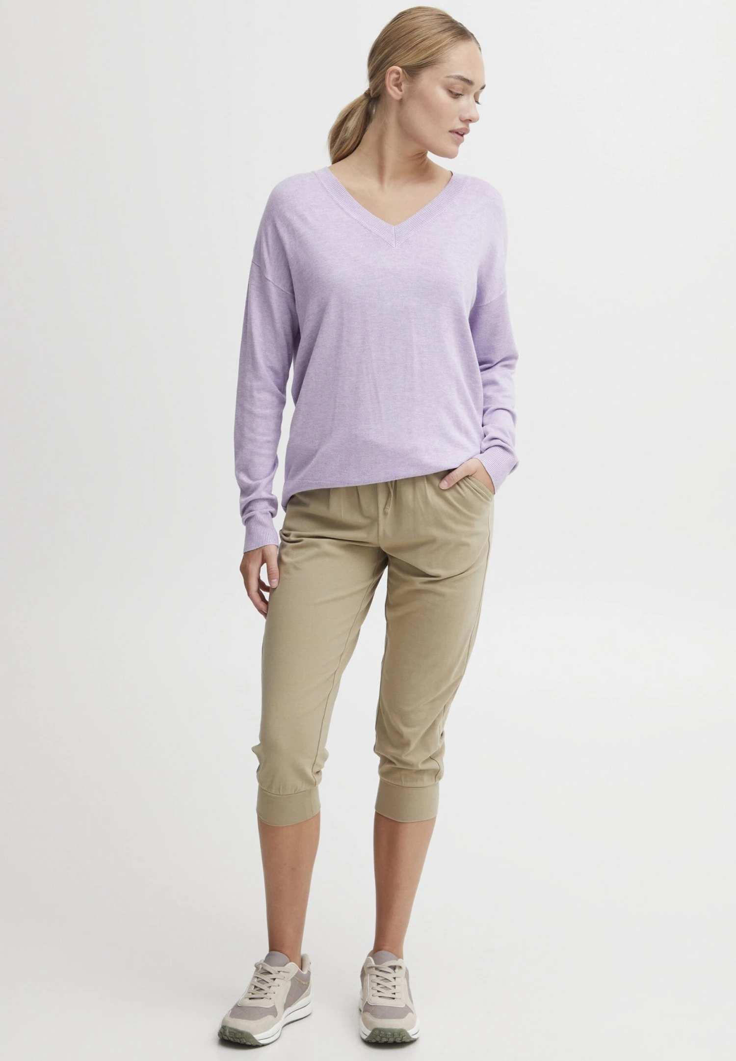 OXMO Oxodda21800072 MePantaloni SportiviDune Donna Pantaloni 1OX21A010-B11 2 OXMO Oxodda21800072 MePantaloni SportiviDune Donna Pantaloni 1OX21A010-B11 - immagine 2