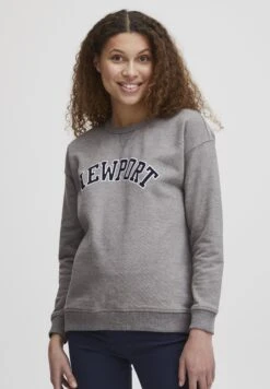 OXMO OxcoleenFelpaMedium Grey Melange Donna Felpe 1OX21J01O-C11