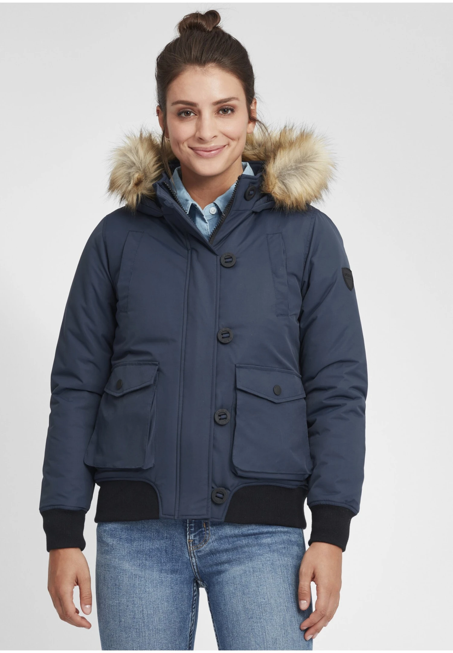 OXMO OxacilaGiacca InvernaleInsignia Blue Donna Giacche E Blazer 1OX21U00I-K11 1 OXMO OxacilaGiacca InvernaleInsignia Blue Donna Giacche E Blazer 1OX21U00I-K11