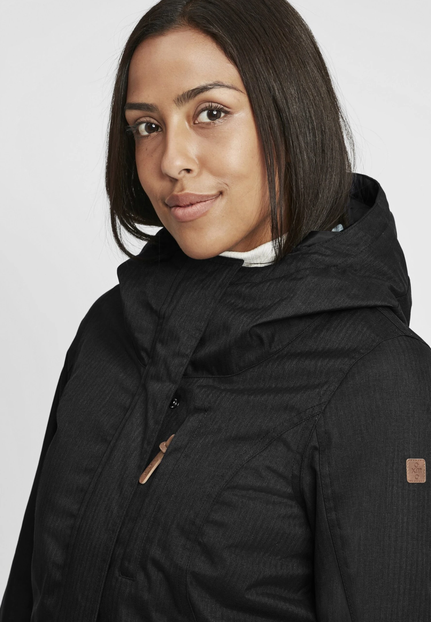 OXMO Oxbella - Parka - Black 4 OXMO Oxbella - Parka - Black - immagine 4