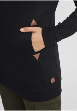 OXMO Oxvicky - Felpa Con Cappuccio - Black -Zalando outlet f3df06d2b4504c3fbe3e6f88093f83bf